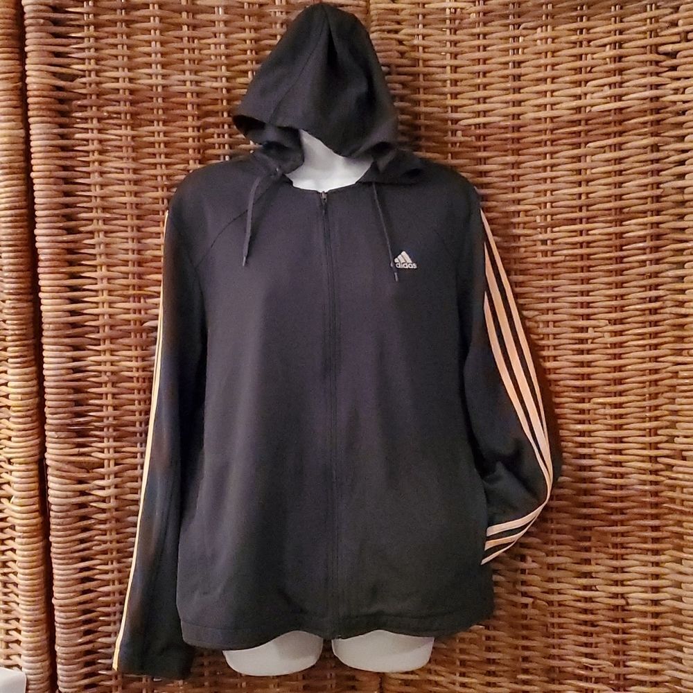 Adidas Climalite Zip Up Hoodie L